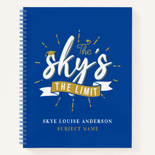 The Sky is the Limit School Script Name Notebook