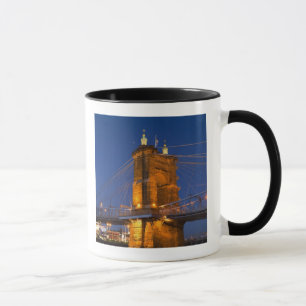 The skyline of Cincinnati, Ohio, USA at dusk Mug