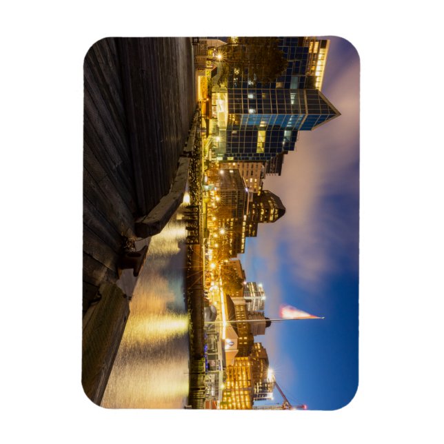 The skyline of Halifax in Canada Magnet (Vertical)