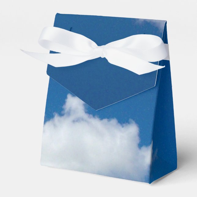 The Sky's the Limit(Blue Sky) Favor Box (Front Side)