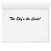 The Sky's the Limit! Cards (Inside Horizontal (Bottom))