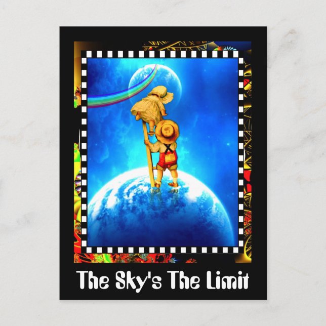 The Sky's The Limit Postcard (Front)