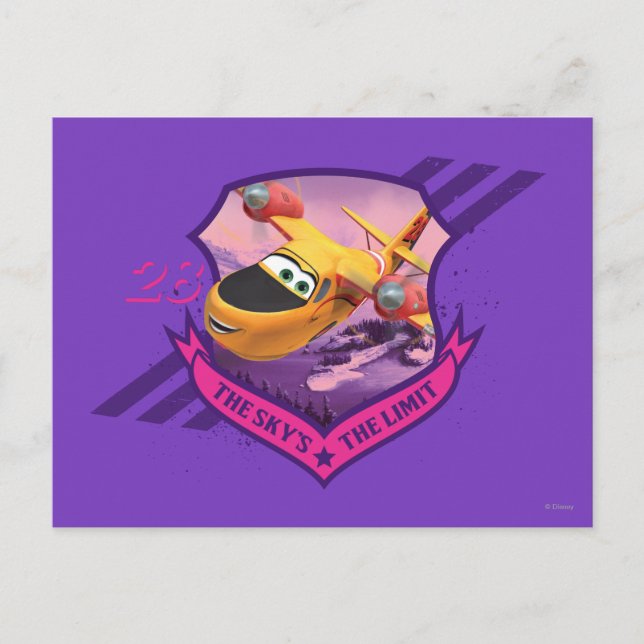 The Sky's The Limit Postcard (Front)