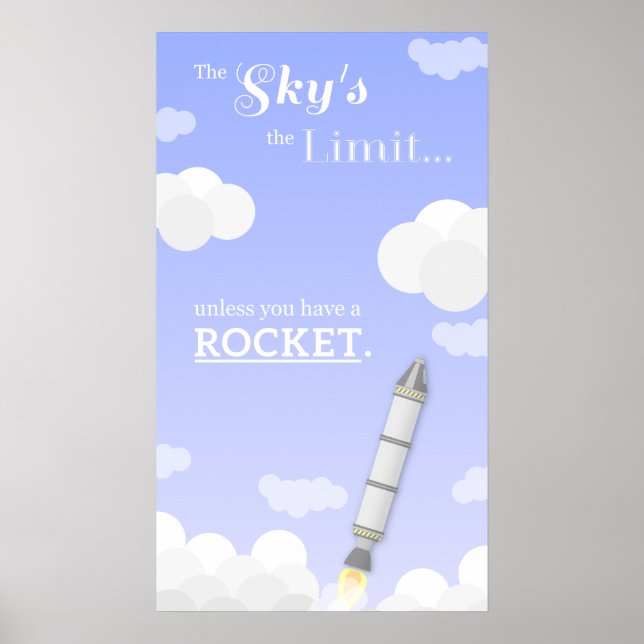 The Sky's the Limit Poster (Front)