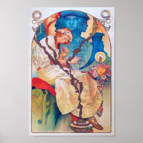 The Slav Epic Alphonse Mucha Poster