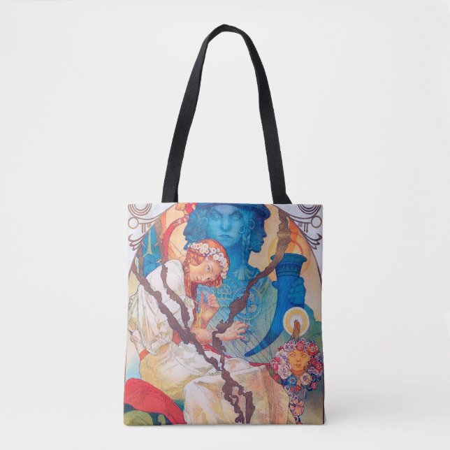 The Slav Epic, Alphonse Mucha Tote Bag (Front)