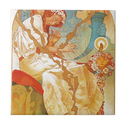 The Slav Epic by Alphonse Mucha Tile