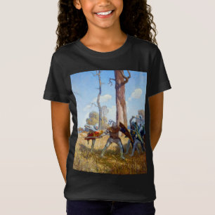 The Slaying of Sir Lamorak, c. 1922 by N.C. Wyeth T-Shirt