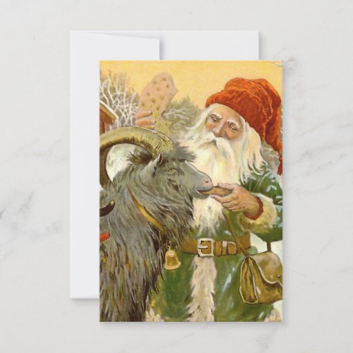 The Sled Goat by Jenny Nystrom RSVP Card