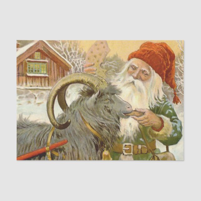 “The Sled Goat” by Jenny Nystrom Tissue Paper (Front)