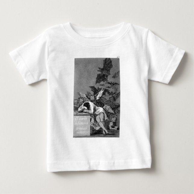 The sleep of reason produces monsters by Francisco Baby T-Shirt (Front)