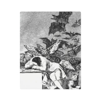 The Sleep Of Reason Produces Monsters, Goya Metal Print
