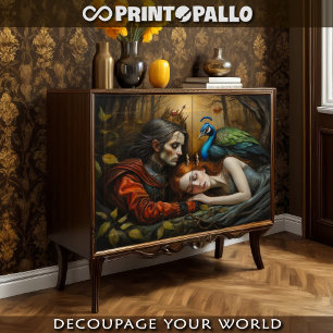 The sleeping beauty and the prince tissue paper