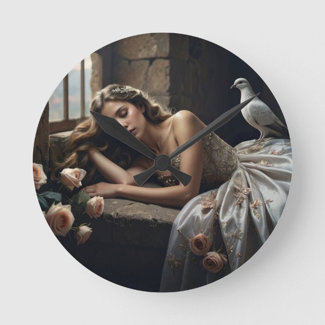 THE SLEEPING BEAUTY - BALLET & DANCE ROUND CLOCK (Front)