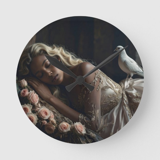 THE SLEEPING BEAUTY - BALLET & DANCE ROUND CLOCK (Front)