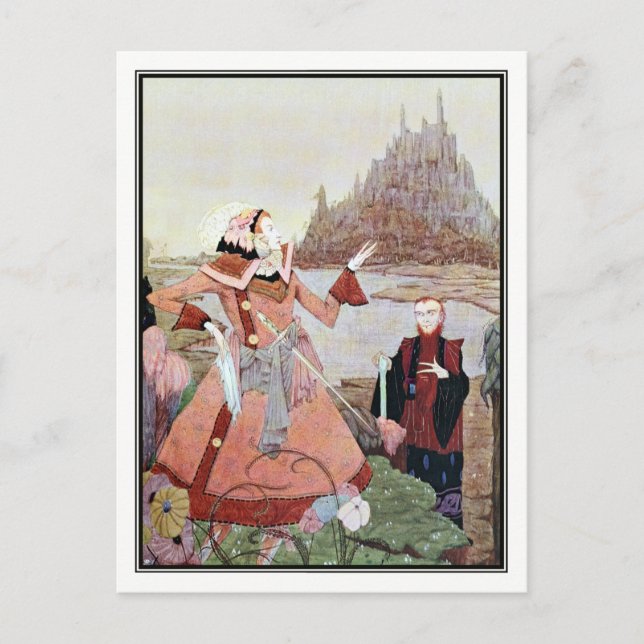 The Sleeping Beauty by Harry Clarke Postcard (Front)