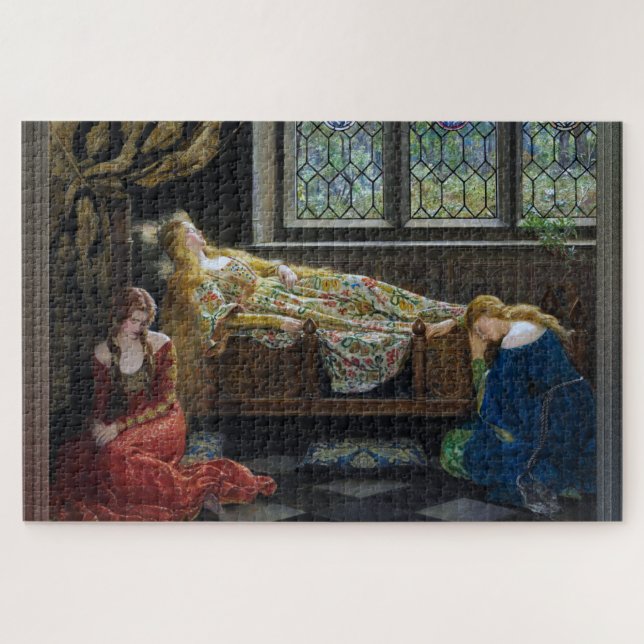 The Sleeping Beauty by John Collier Jigsaw Puzzle (Horizontal)