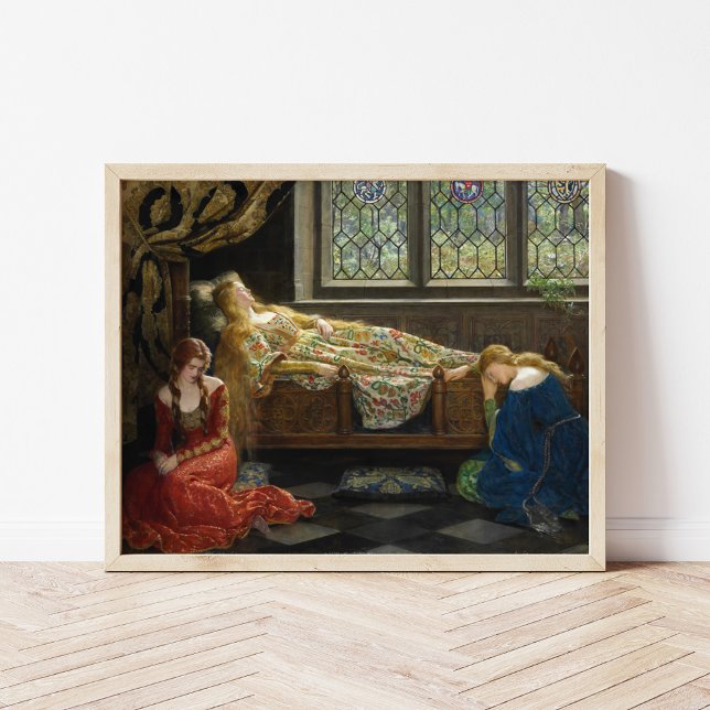 The Sleeping Beauty | John Collier Poster (Creator Uploaded)