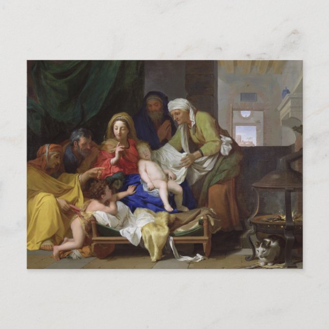 The Sleeping Christ, 1655 Postcard (Front)