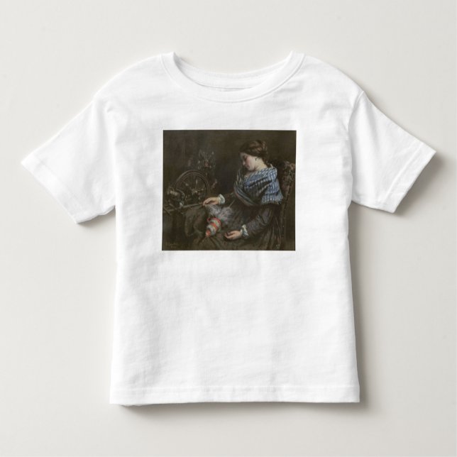 The Sleeping Embroiderer, 1853 Toddler T-shirt (Front)