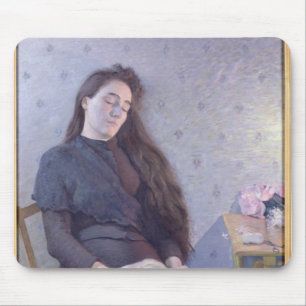 The Sleeping Flower Girl, 1892 Mouse Pad