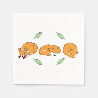 The Sleeping Fox Napkins