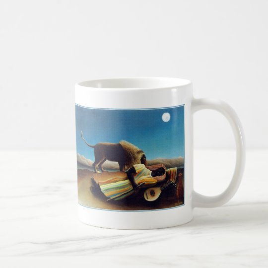 "The Sleeping Gypsy" by Henri Rousseau Coffee Mug