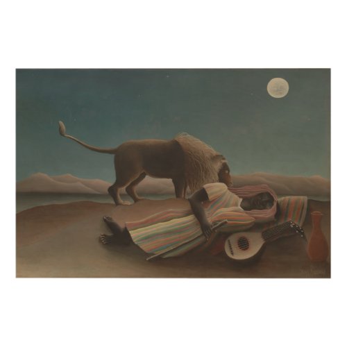 The Sleeping Gypsy by Henri Rousseau Vintage Art