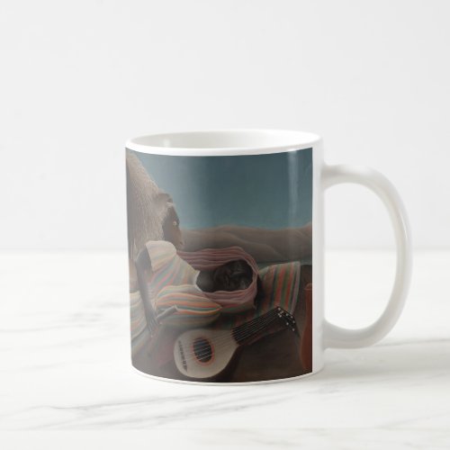 The Sleeping Gypsy by Henri Rousseau Vintage Art Coffee Mug