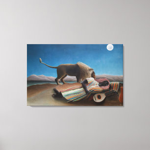 The Sleeping Gypsy   Henri Rousseau   Canvas Print