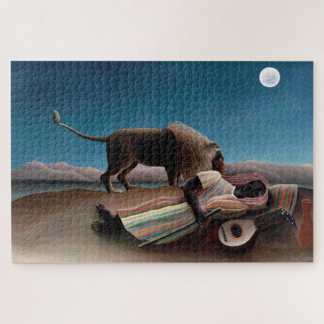 The Sleeping Gypsy, Henri Rousseau Jigsaw Puzzle (Horizontal)