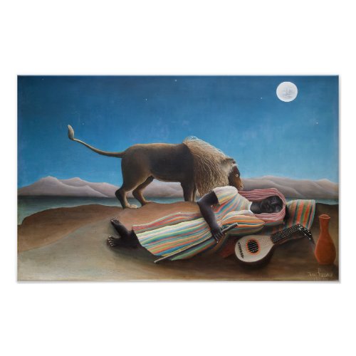 The Sleeping Gypsy  Henri Rousseau  Photo Print