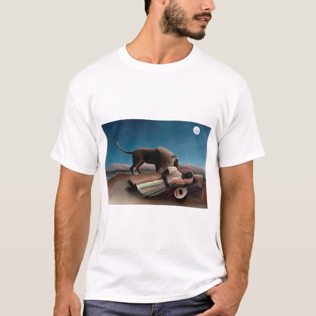 The Sleeping Gypsy, Henri Rousseau T-Shirt (Front)