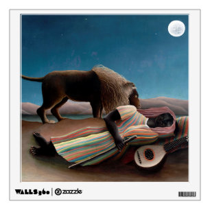 The Sleeping Gypsy, Henri Rousseau Wall Decal