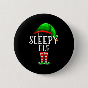 The Sleepy Elf Group Matching Family Christmas Gif Button