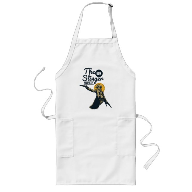 the slinger gun conspiracy long apron (Front)