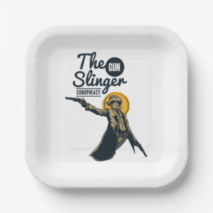 the slinger gun conspiracy paper plates
