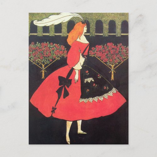 The Slippers of Cinderella by Aubrey Beardsley Pos Postcard