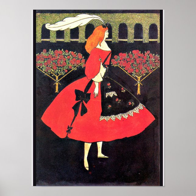 The Slippers of Cinderella by Audrey Beardsley Poster (Front)