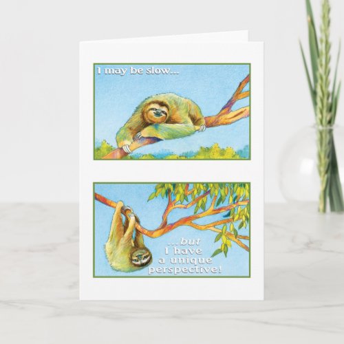 The Sloth Greeting Card Philippians 413 am