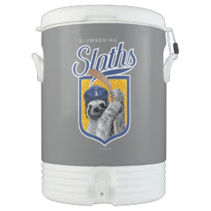The Slumbering Sloths (Hockey Team) Beverage Cooler