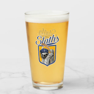 The Slumbering Sloths (Hockey Team) Glass