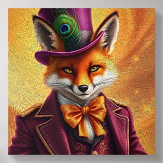 The Sly Fox Diplomat Acrylic Photo Tile