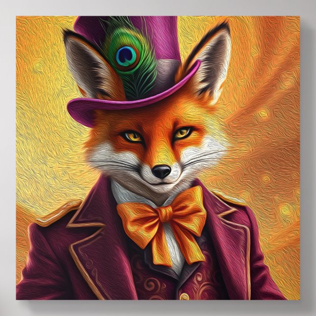 The Sly Fox Diplomat Acrylic Photo Tile (Front Set)