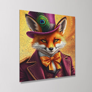 The Sly Fox Diplomat Acrylic Photo Tile
