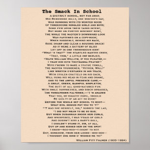 THE SMACK IN SCHOOL POEM poster