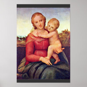 The Small Cowper Madonna By Raffael Poster