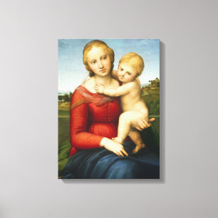The Small Cowper Madonna, c.1505 (oil on panel) Canvas Print