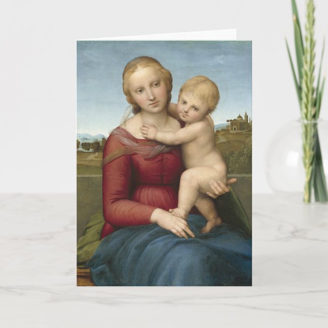 The Small Cowper Madonna | Raphael Card (Front)