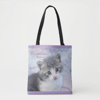 The Smallest Feline  Tote Bag